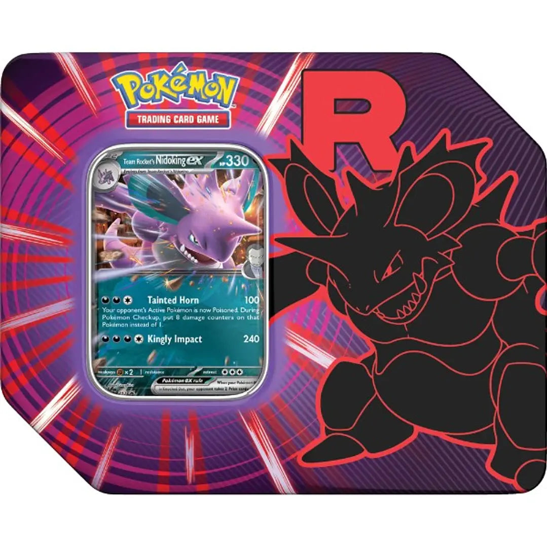 Pokemon Team Rocket Tin 2025 Inglés