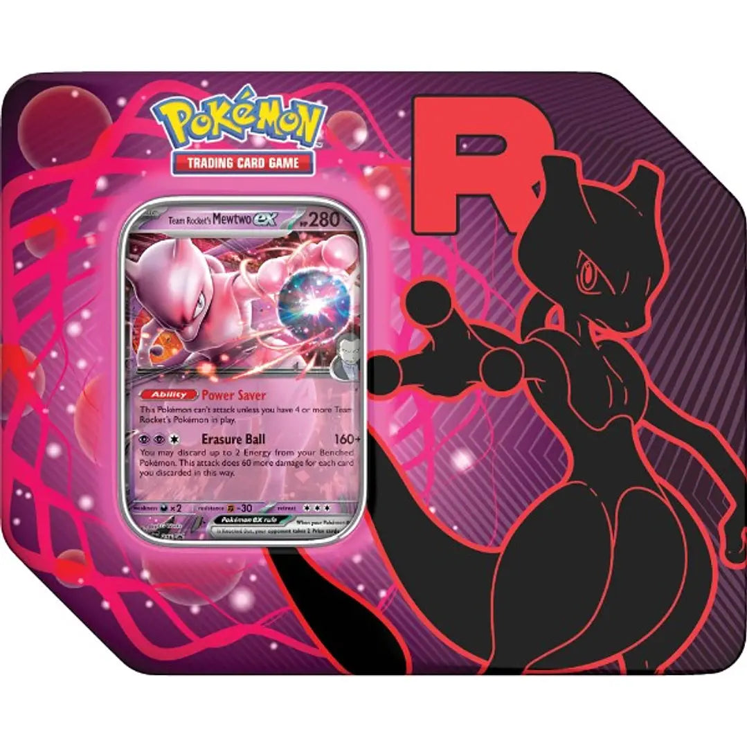 Pokemon Team Rocket Tin 2025 Inglés