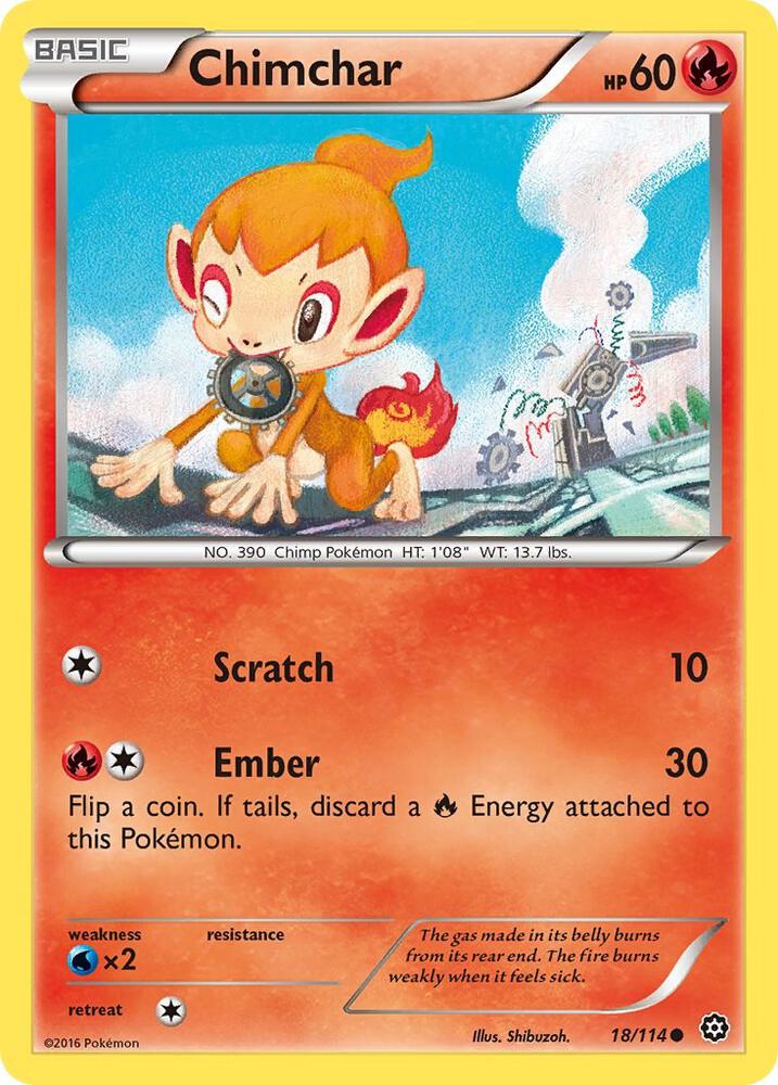 Chimchar - XY - Steam Siege (STS)