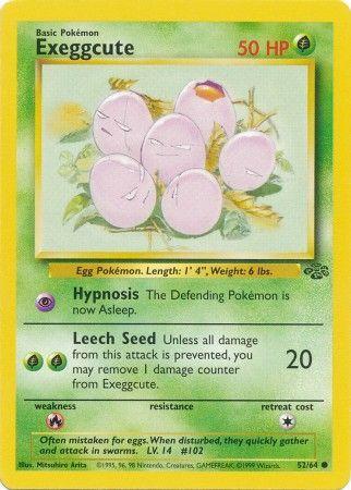 Exeggcute #52 Pokemon Jungle (Played) - C
