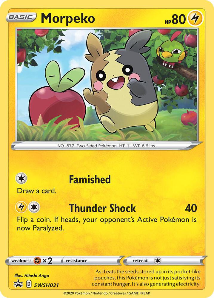Morpeko - SWSH031 - SWSH: Sword & Shield Promo Cards (SWSD)