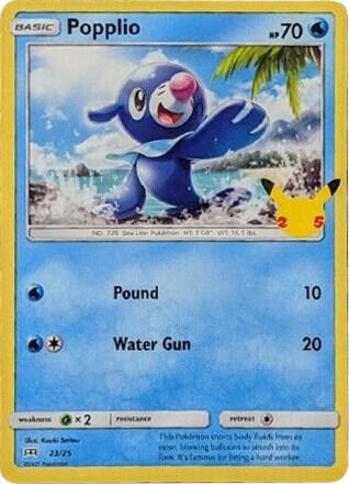 Popplio - 23/25 - McDonald's 25th Anniversary Promos (M21)