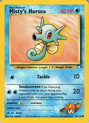 Misty's Horsea #86 Pokemon Gym Heroes - C