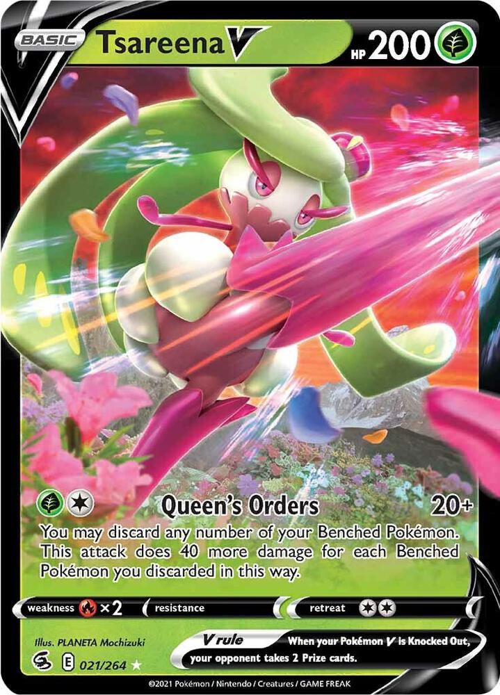 Tsareena V - SWSH08: Fusion Strike (SWSH08)