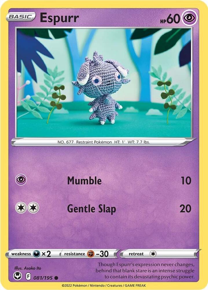 Espurr - SWSH12: Silver Tempest (SWSH12)