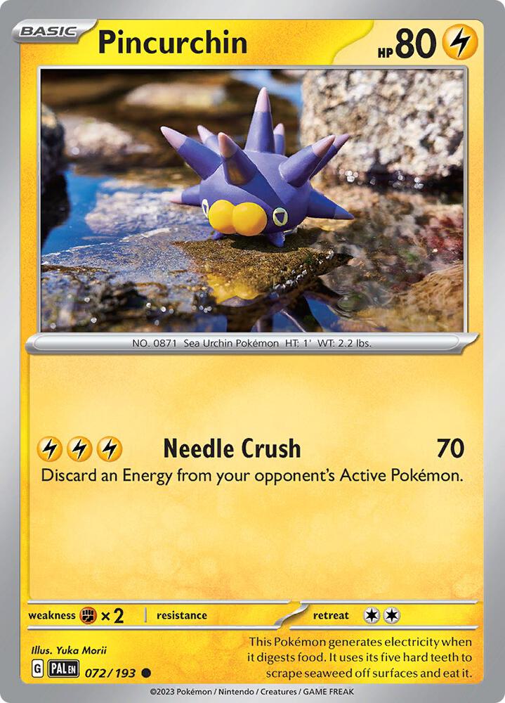 Pincurchin - 072/193 - SV02: Paldea Evolved (PAL)