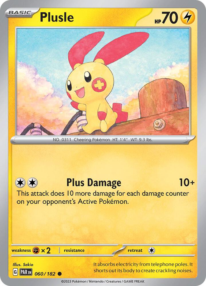 Plusle - 060/182 - SV04: Paradox Rift (PAR)