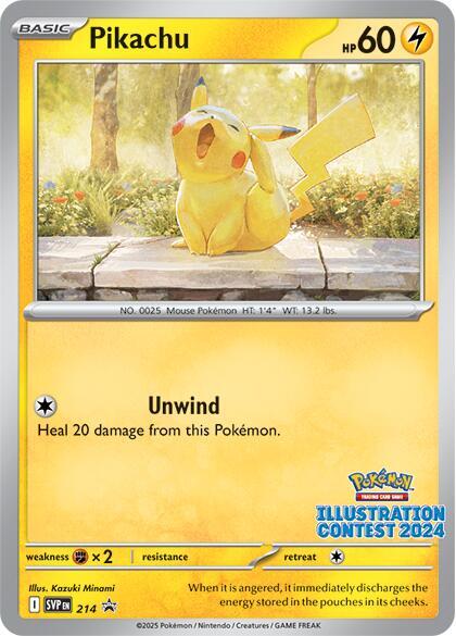 Pikachu - 214 (Illustration Contest 2024) - SV: Scarlet & Violet Promo Cards (SVP)