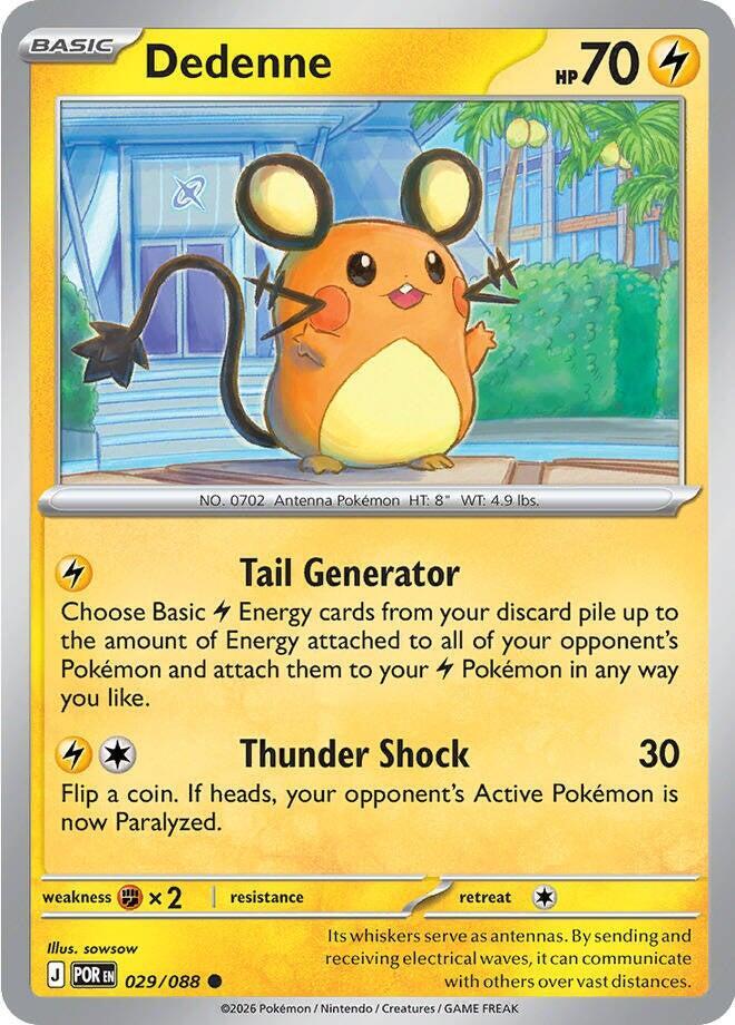 Dedenne - 029/088 - ME03: Perfect Order (POR)