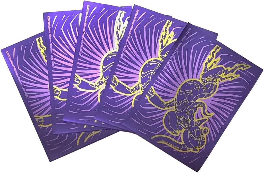 Scarlet & Violet Elite Trainer Box Card Sleeves - Miraidon (65-Pack)