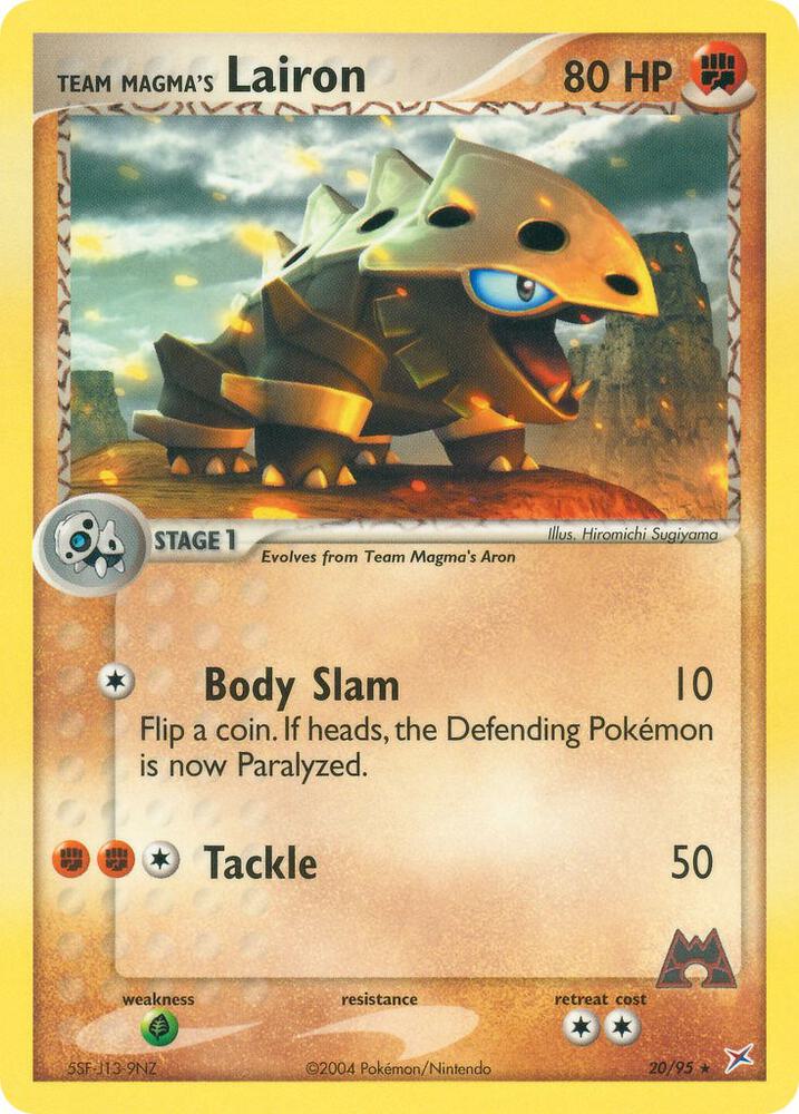 Team Magma's Lairon - 20/95 - Team Magma vs Team Aqua (MA)