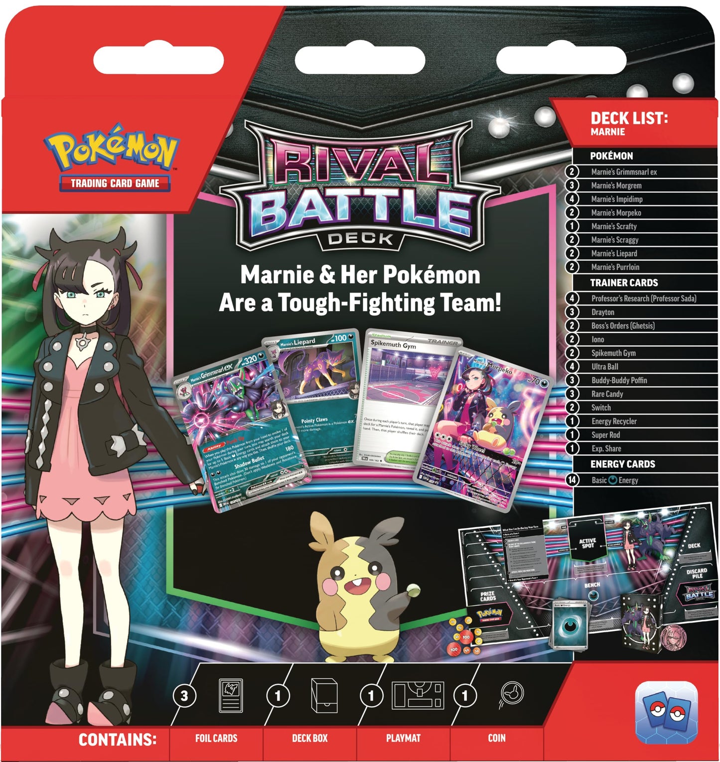 Rival Battle Deck Marnie inglés