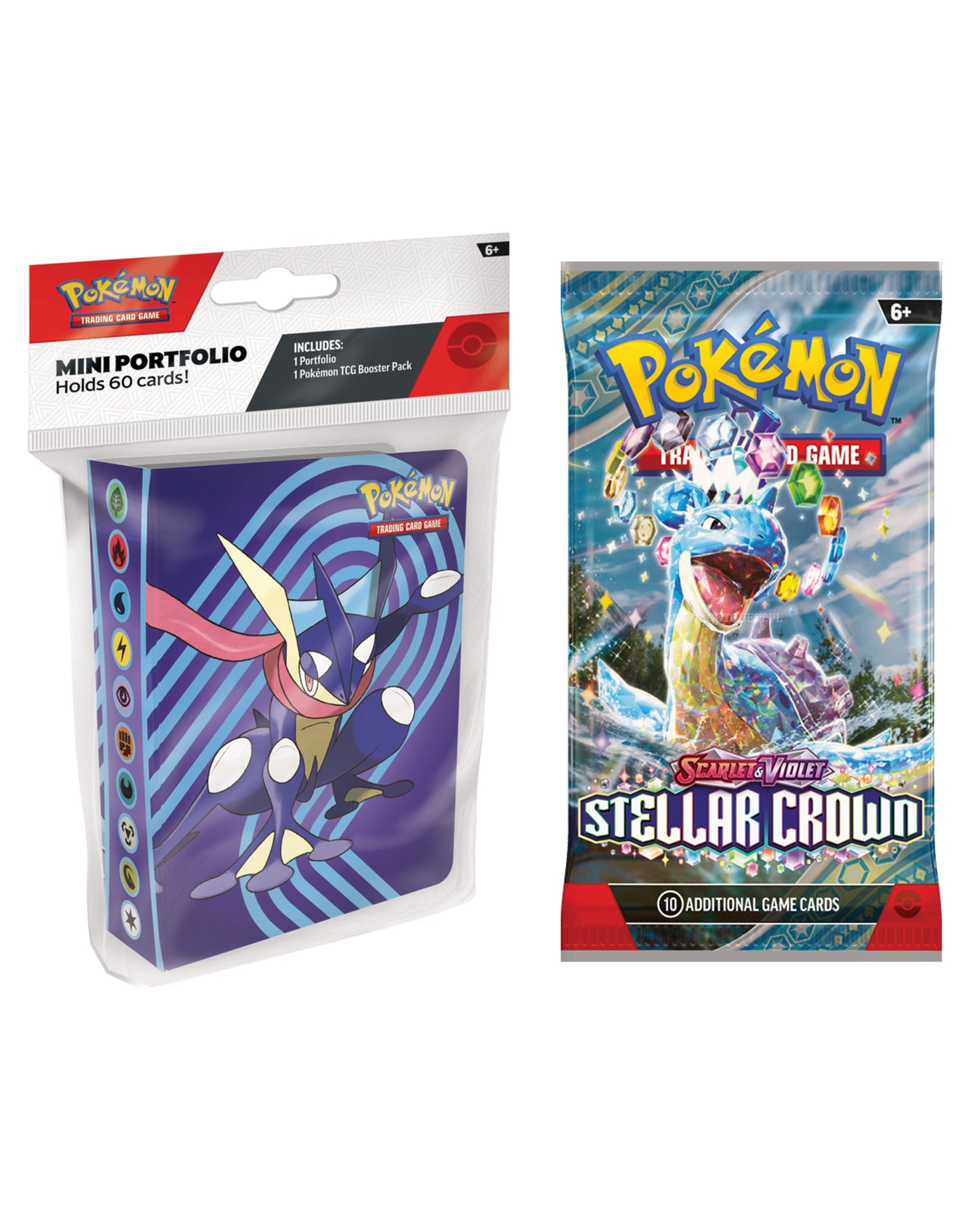 Minicarpeta + Stellar Crown Booster Pack o Temporal Forces en inglés