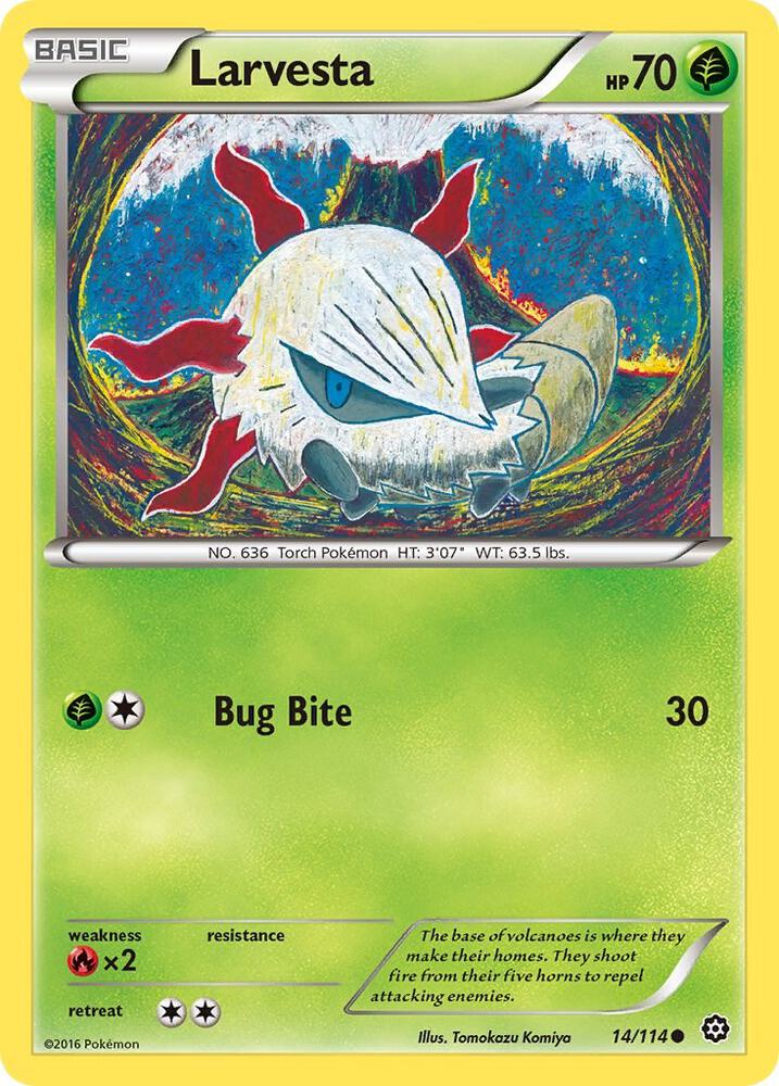 Larvesta - XY - Steam Siege (STS)