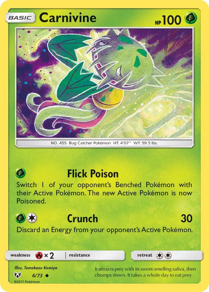 Carnivine - Shining Legends (SHL)