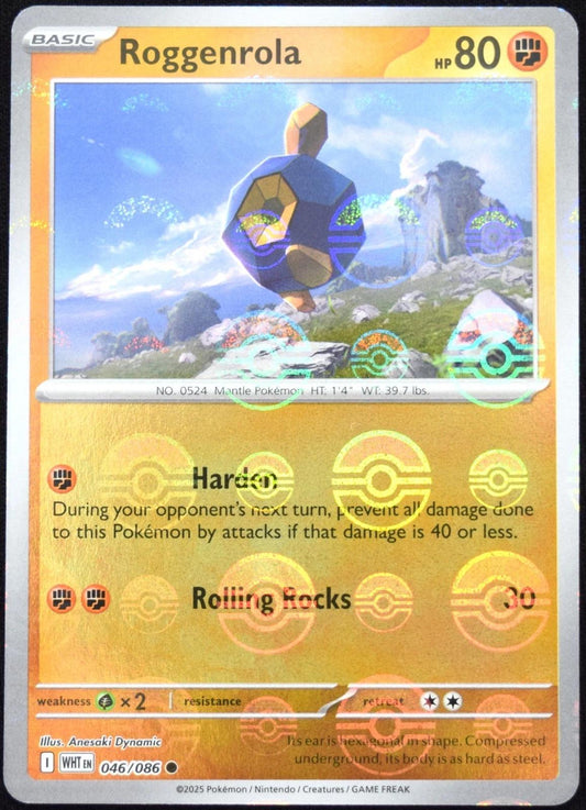 Roggenrola (Poke Ball Pattern) - SV: White Flare (WHT)