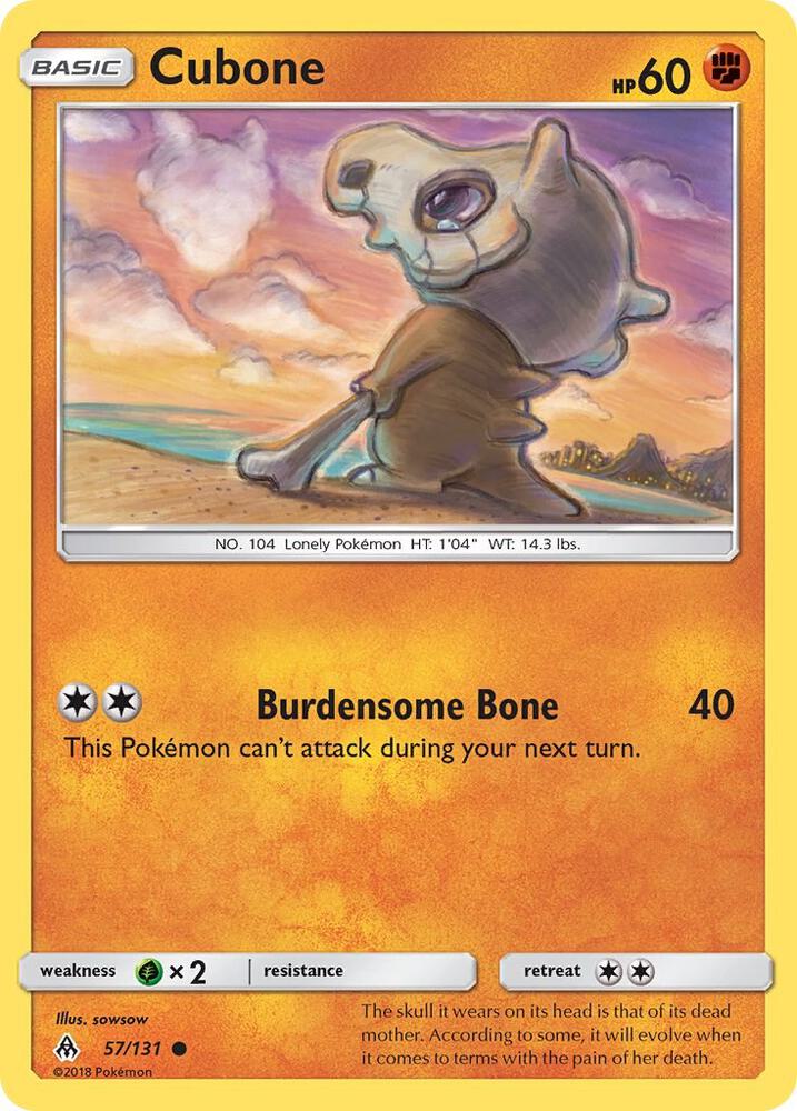 Cubone - SM - Forbidden Light (SM06)