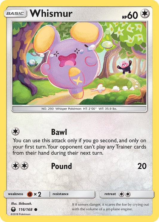 Whismur (116) - SM - Celestial Storm (CES)