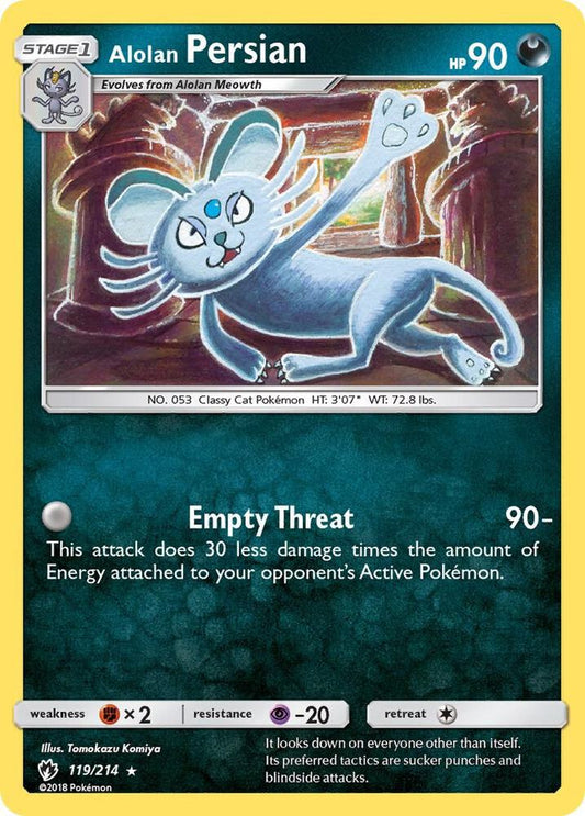 Alolan Persian - SM - Lost Thunder (SM8)