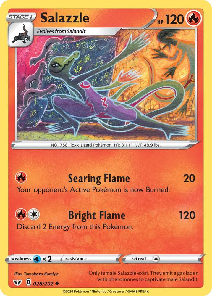 Salazzle - SWSH01: Sword & Shield Base Set (SWSH01)