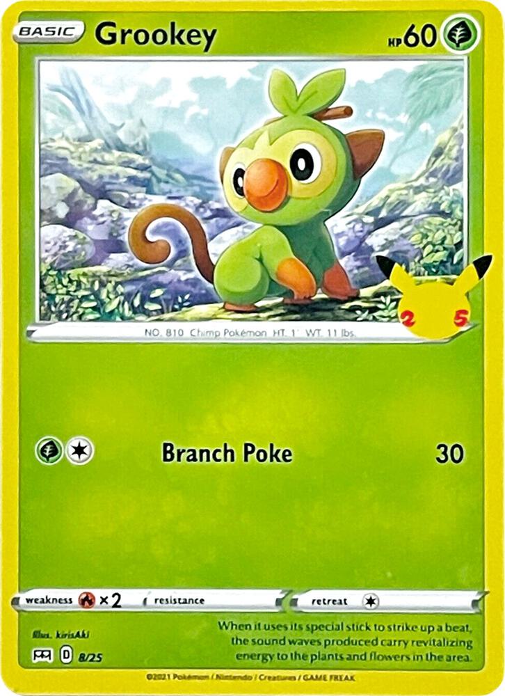 Grookey - 8/25 - McDonald's 25th Anniversary Promos (M21)