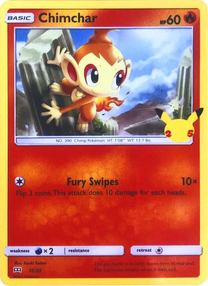 Chimchar - 12/25 - McDonald's 25th Anniversary Promos (M21)