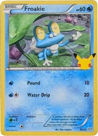 Froakie - 22/25 - McDonald's 25th Anniversary Promos (M21)