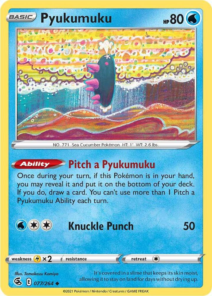 Pyukumuku - SWSH08: Fusion Strike (SWSH08)