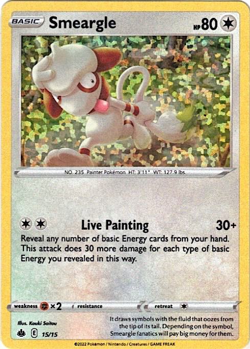 Smeargle - 15/15 - McDonald's Promos 2022 (M22)
