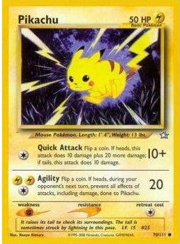Pikachu Neo Genesis #070/111 LP Pokemon