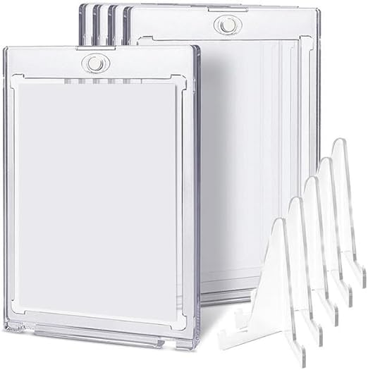 Protector-exhibidor magnetico con base