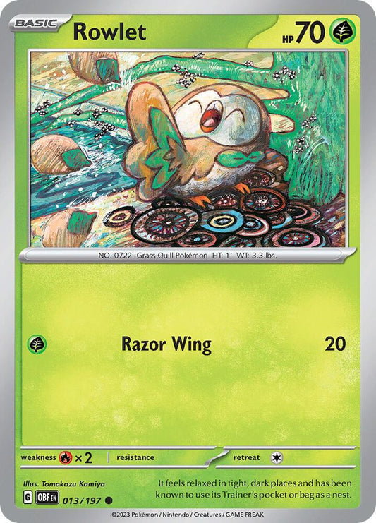 Rowlet - SV03: Obsidian Flames (OBF)