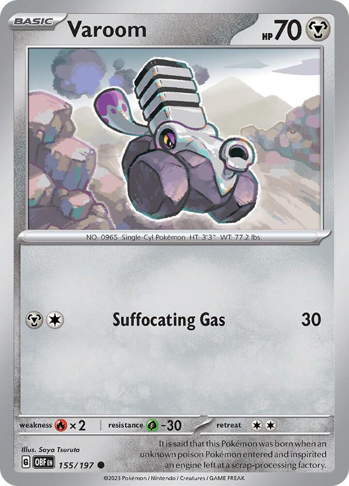 Varoom - 155/197 - SV03: Obsidian Flames (OBF)