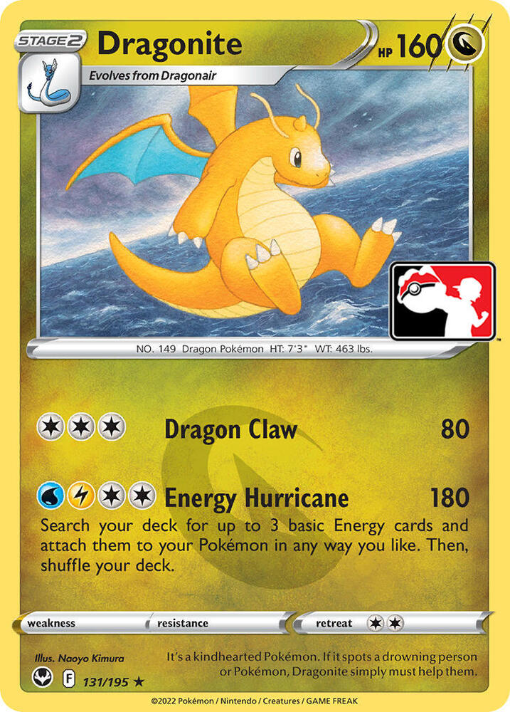 Dragonite - Prize Pack Series Cards