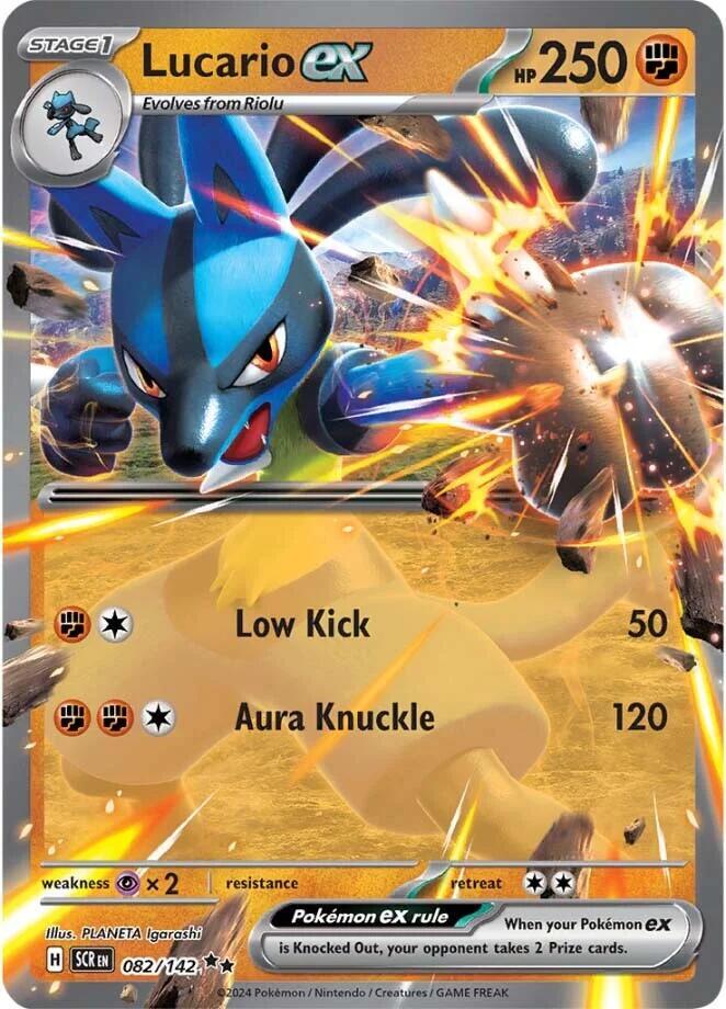 Lucario ex - SV07: Stellar Crown (SCR)