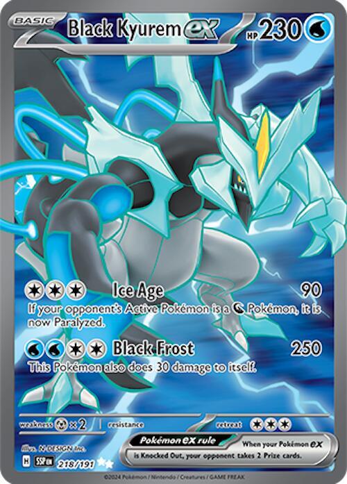 Black Kyurem ex - 218/191 - SV08: Surging Sparks (SSP)
