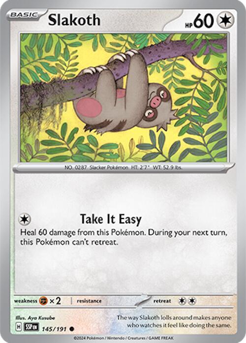 Slakoth - 145/191 - SV08: Surging Sparks (SSP)