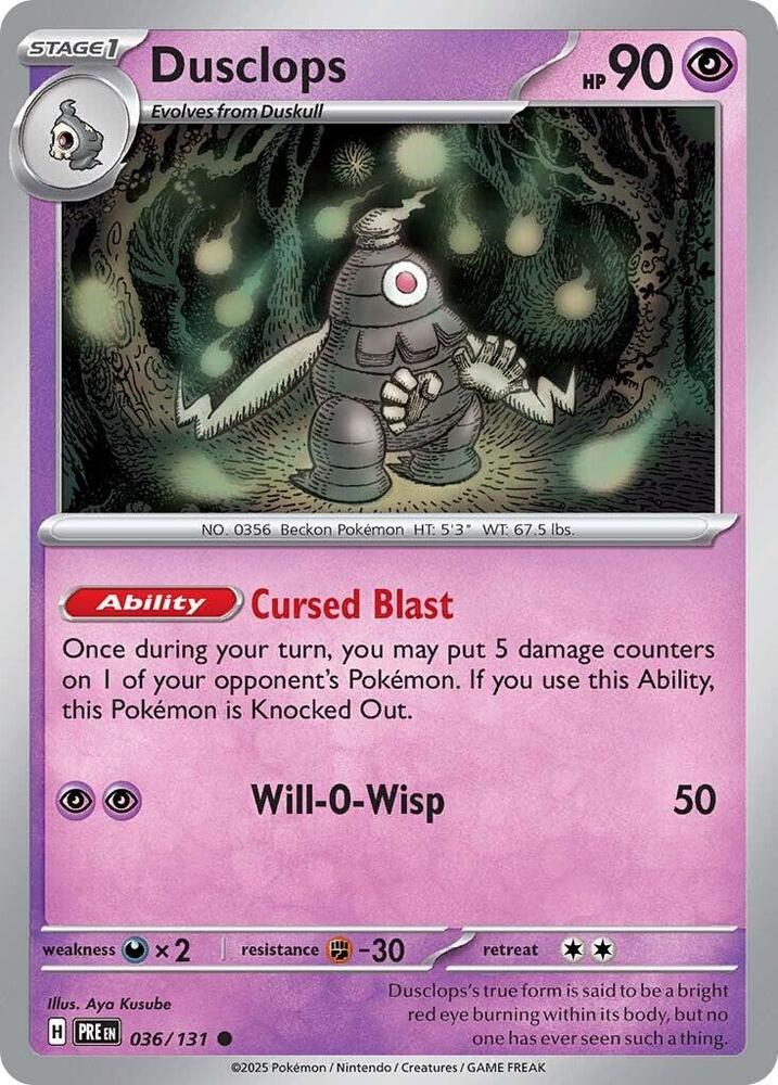 Dusclops - SV: Prismatic Evolutions (PRE)