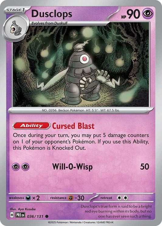 Dusclops - SV: Prismatic Evolutions (PRE)