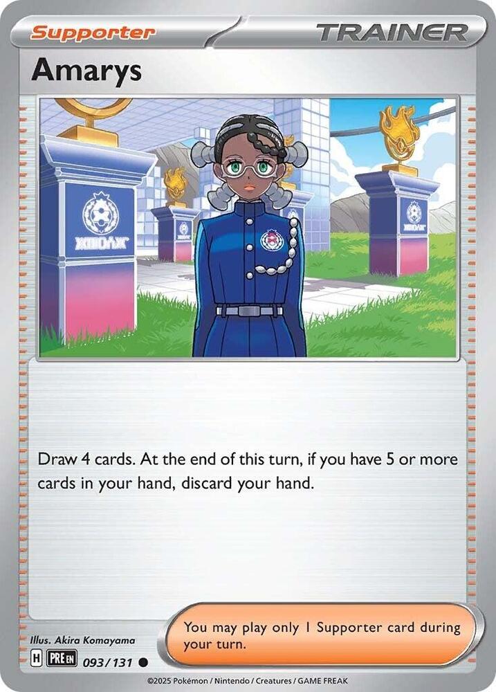 Amarys - 093/131 - SV: Prismatic Evolutions (PRE)