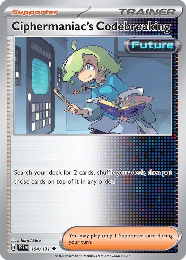 Ciphermaniac's Codebreaking - SV: Prismatic Evolutions (PRE)