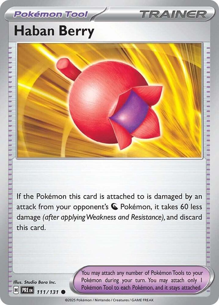 Haban Berry - SV: Prismatic Evolutions (PRE)