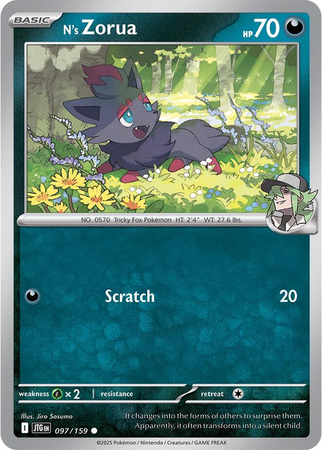 N's Zorua - SV09: Journey Together (JTG)