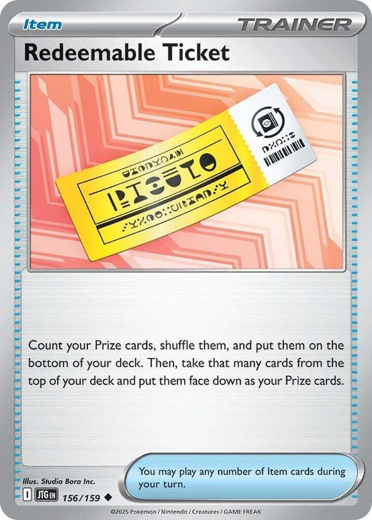 Redeemable Ticket - SV09: Journey Together (JTG)