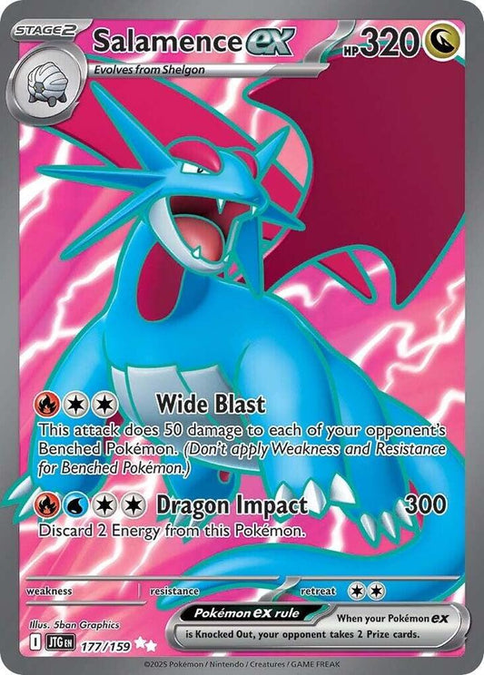 Salamence ex - 177/159 - SV09: Journey Together (SV09)