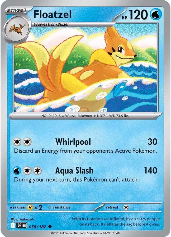 Floatzel - SV10: Destined Rivals (DRI)