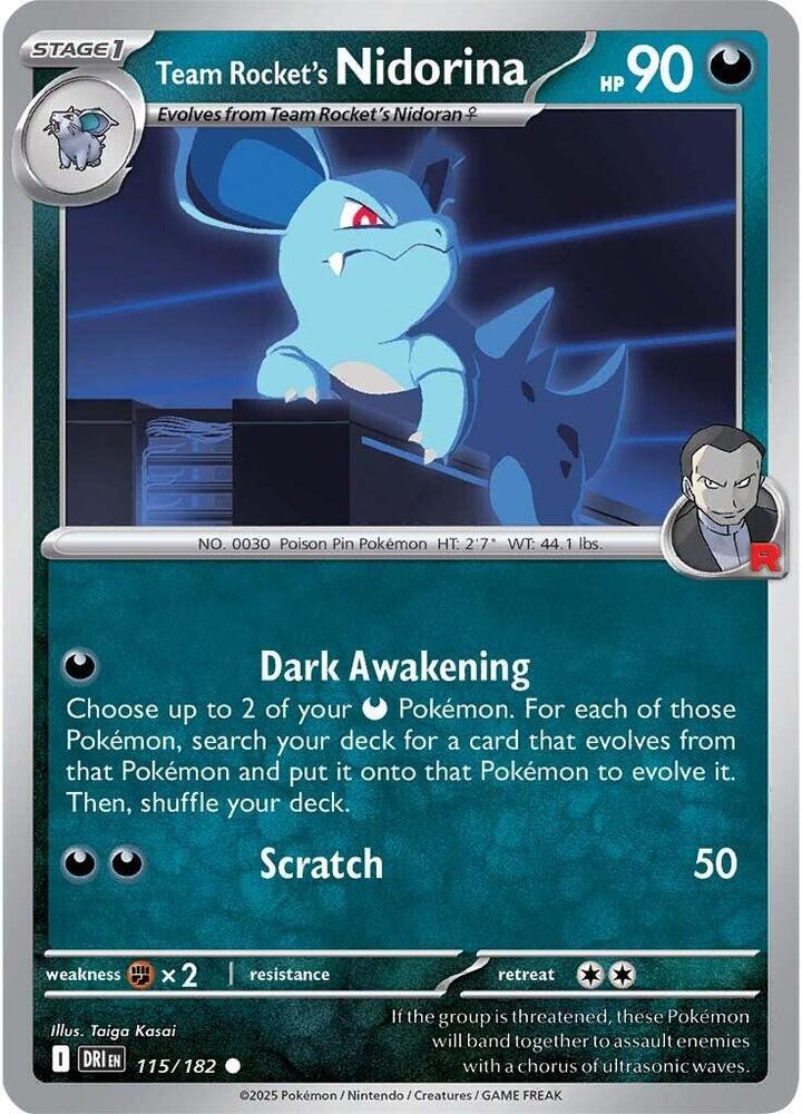 Team Rocket's Nidorina - SV10: Destined Rivals (DRI)