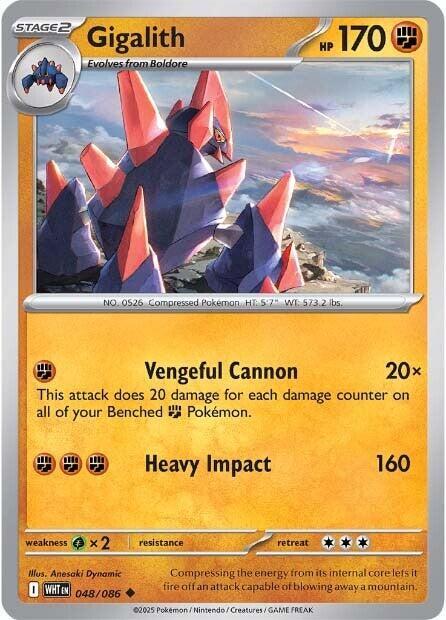 Gigalith (Poke Ball Pattern) - SV: White Flare (WHT)