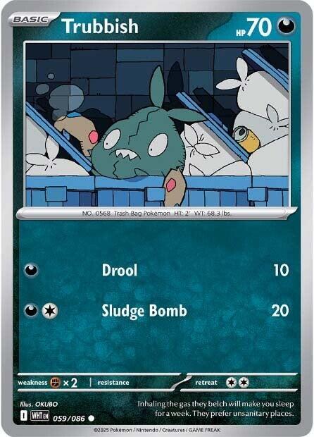 Trubbish (Poke Ball Pattern) - SV: White Flare (WHT)