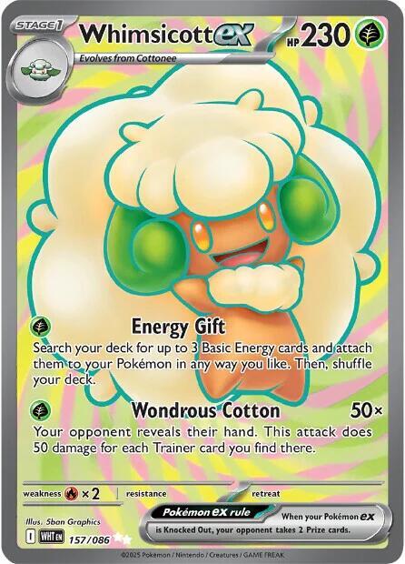 Whimsicott ex - 157/086 - SV: White Flare (WHT)